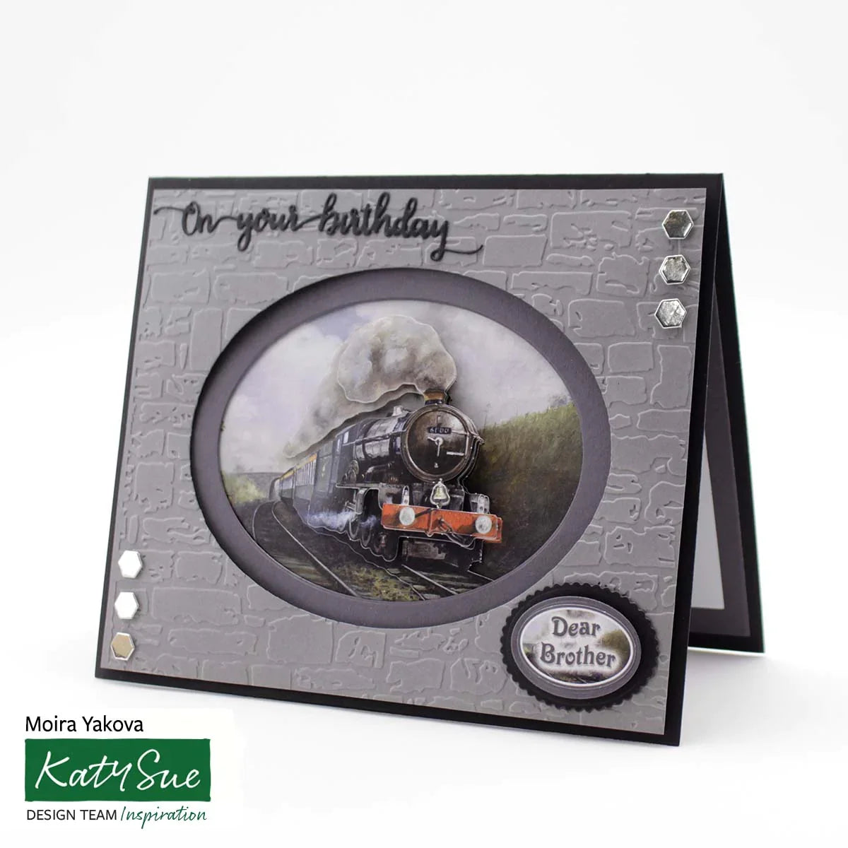 Die Cut Decoupage – Steam Train (Pack Of 3)