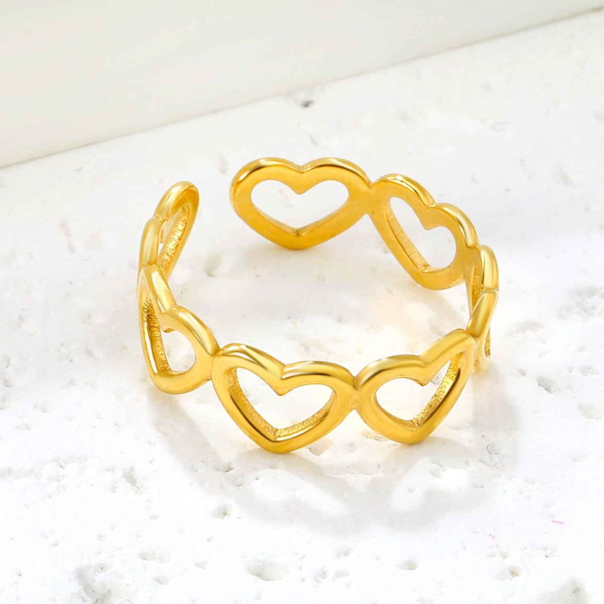 Heartfelt Hollow Ring