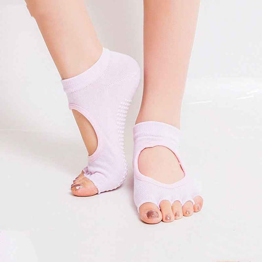 Sports Yoga Toe-Separating Fitness Socks – Non-Slip Performance Socks