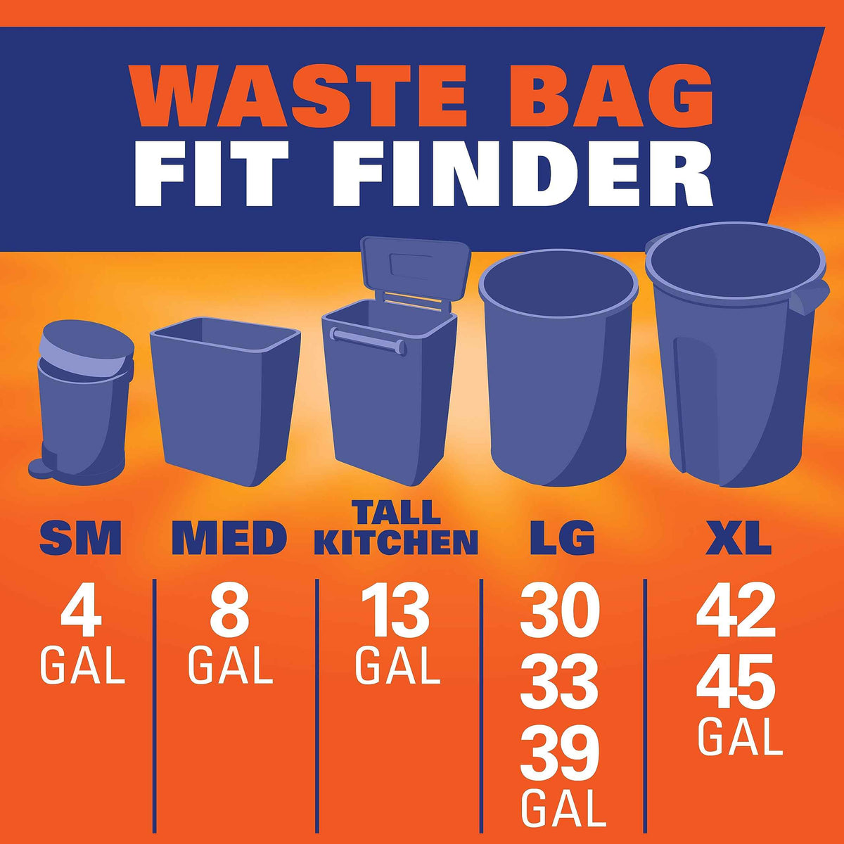 Hefty Recycling Trash/Garbage Bags (Blue, Kitchen Drawstring, 13 Gallon, 60 Count) 🍁 All In One Marketplace Canada