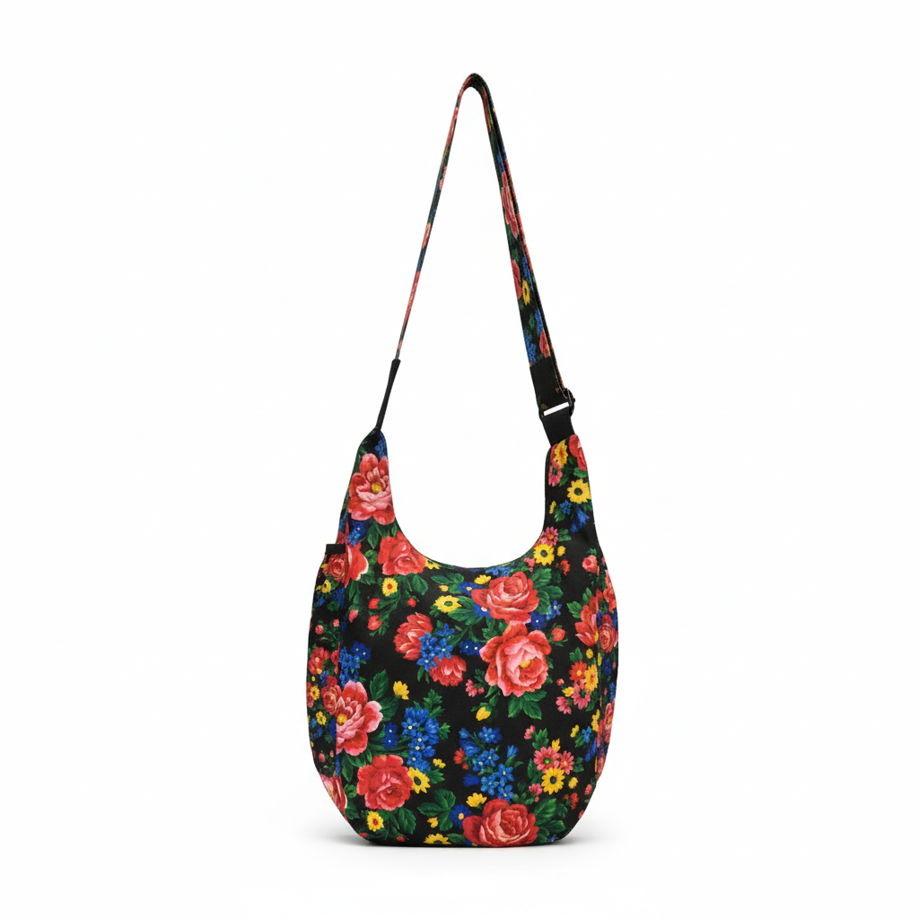 Black Kookum Crossbody Bag