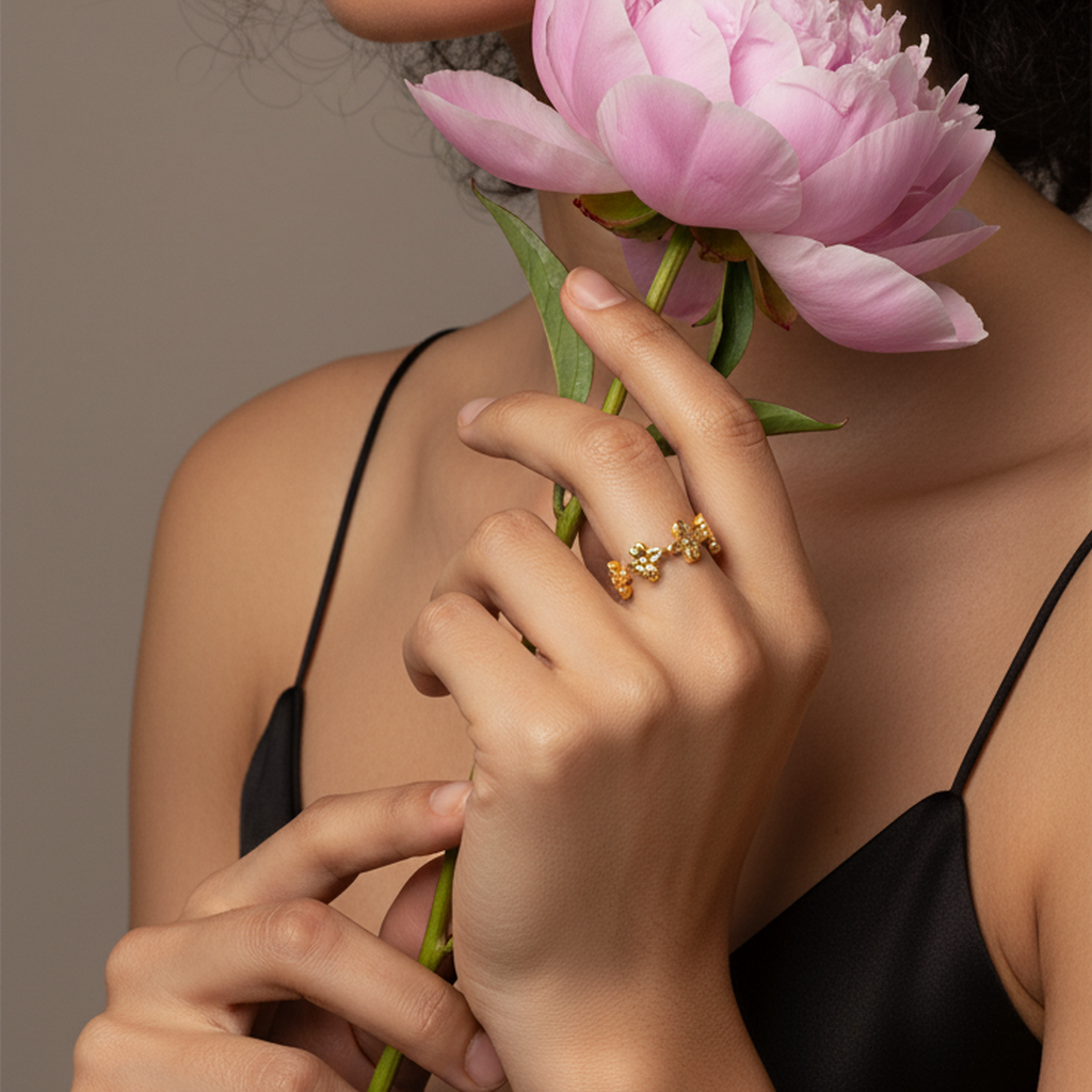 Flora Gold Bloom Ring