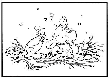 Picture Embossing Folder Koetie: sweet dreams
