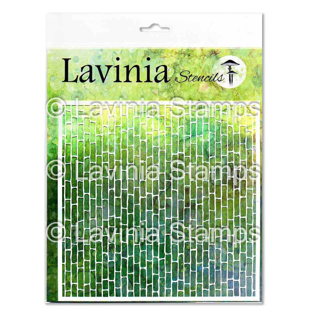Lavinia Stencil - Red Brick
