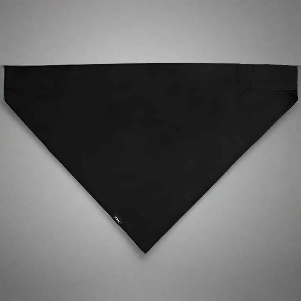 ZANheadgear 3 In 1 Classic Plain Black Bandana