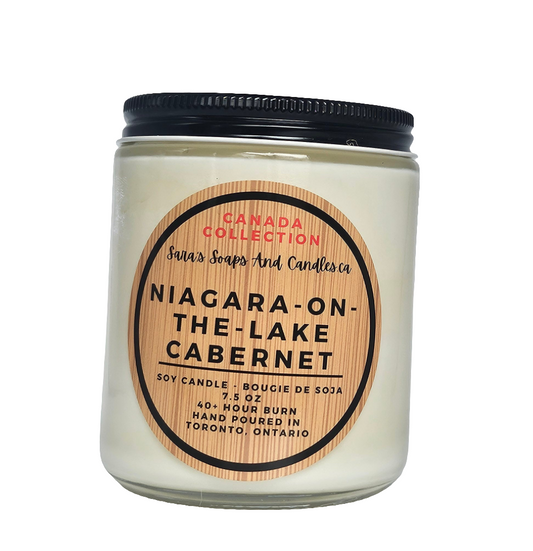 Niagara on the Lake Cabernet 8oz soy candle