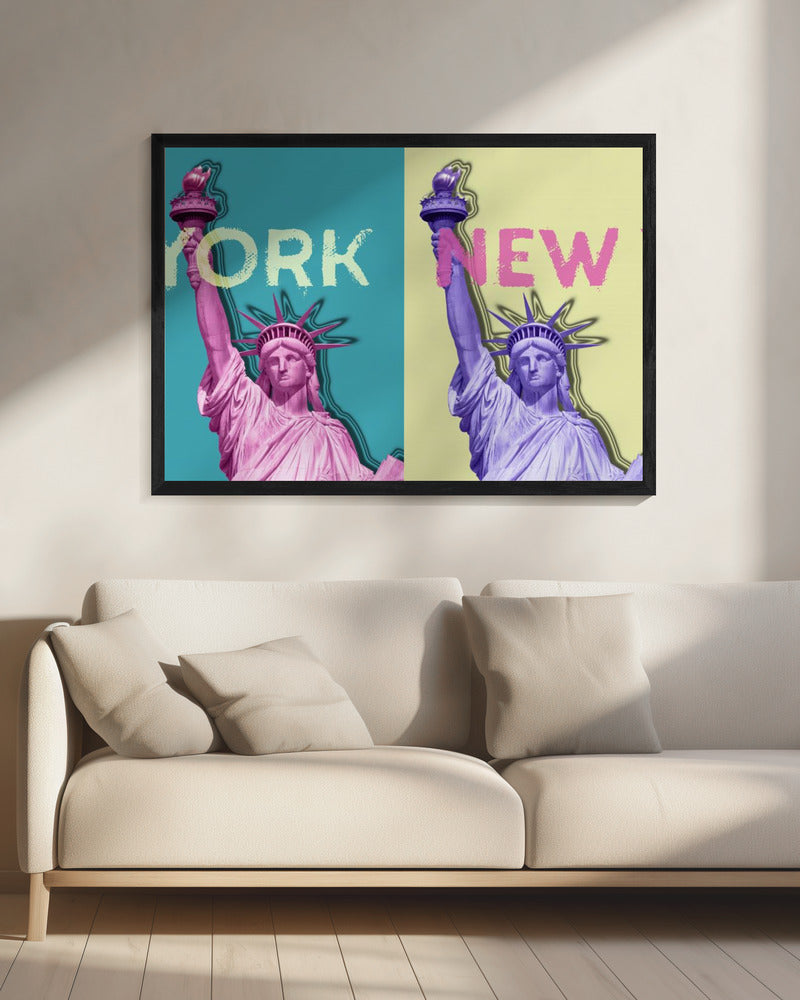 Wall art POP ART Statue of Liberty III