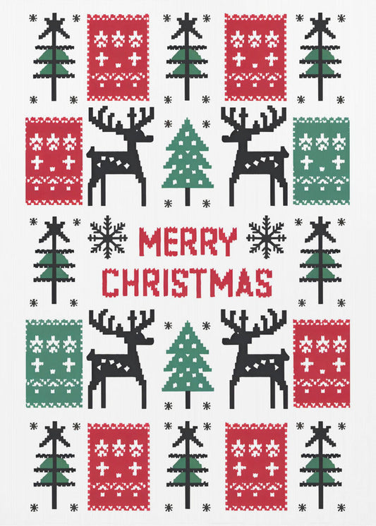 Wall art Merry Christmas Canvas Print