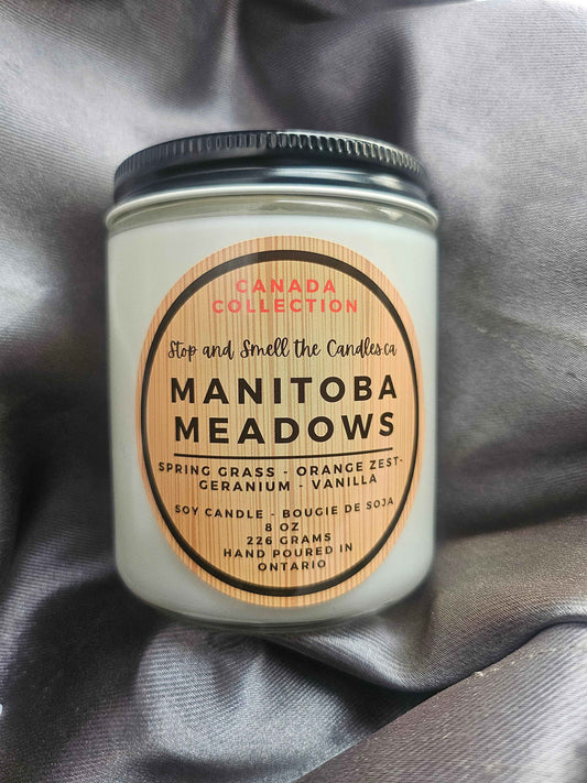 Manitoba Meadows 8oz soy candle
