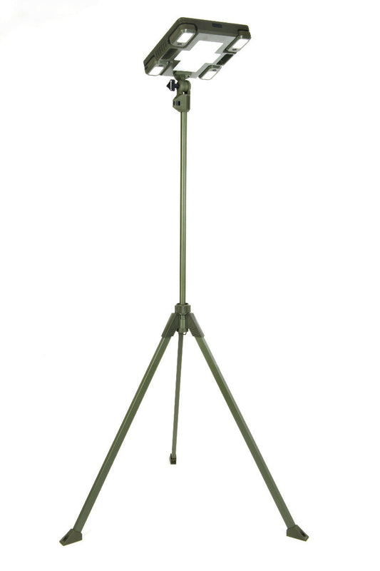 TRU De-LIGHT WHITENIGHT Multipurpose LED Solar / AC / DC - Garden, Camping Main Light + 4 Independent Detachable Multi Mode Side Lights / Tripod + Carrying Bag