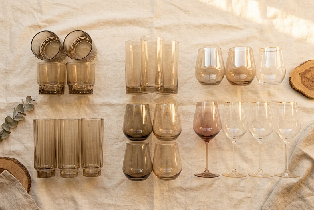 Kitchen & Dining They'll Love — Glassware Sets for Every Table — AURABAGS SHOP Picks for October 17, 2026