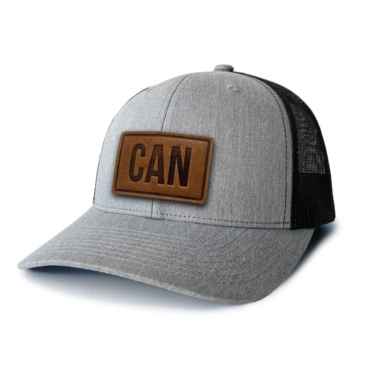CAN Canada Leather Patch Trucker Hat