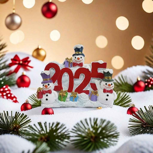 Snowman Resin Ornaments