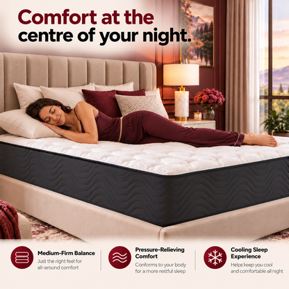 UltraFlex® INSPIRE PLUS Orthopedic Gel Memory Foam Mattress with Soy-Based Support and Quilted Comfort — Made in Canada
