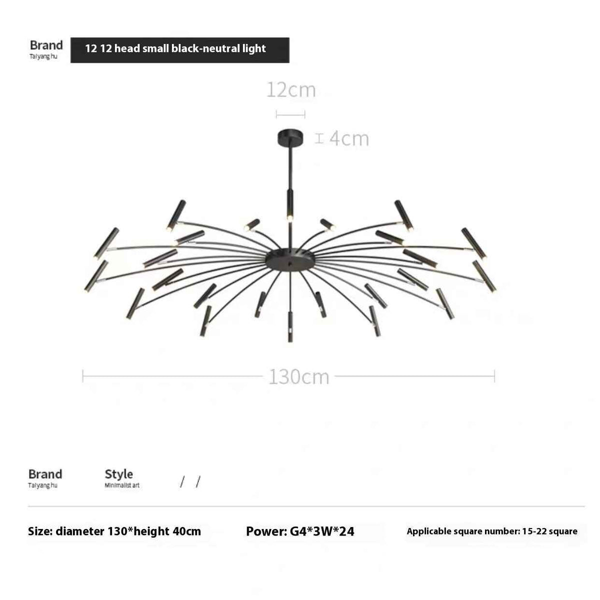Nordic Style Lamps Simple Modern Net Red Chandelier Minimalist Creative
