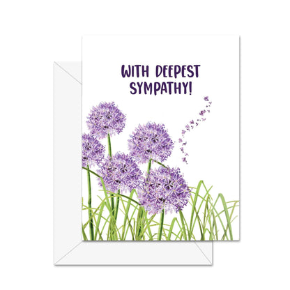With Deepest Sympathy - Greeting Card