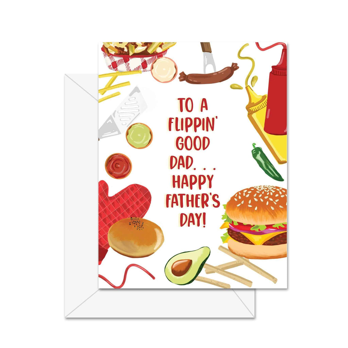 To A Flippin' Good Dad . . . Happy Father's Day - Greeting Card