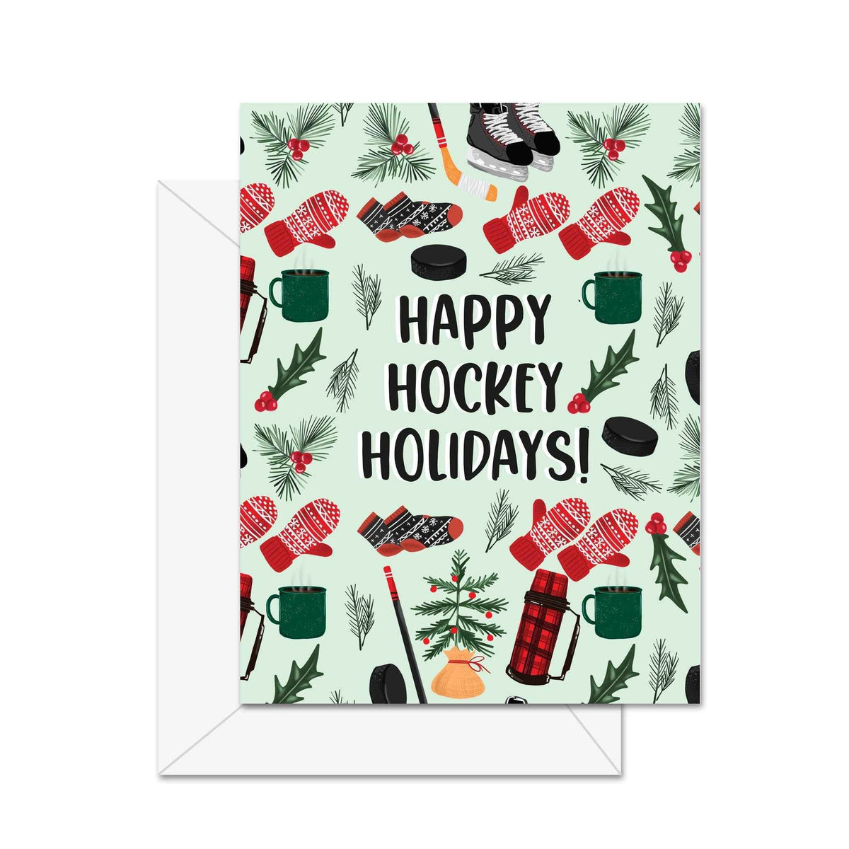 Happy Hockey Holidays! - Greeting Card