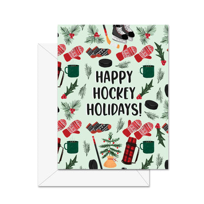 Happy Hockey Holidays! - Greeting Card