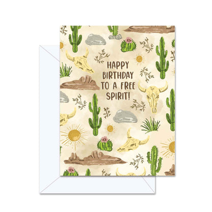 Happy Birthday To A Free Spirit! - Greeting Card