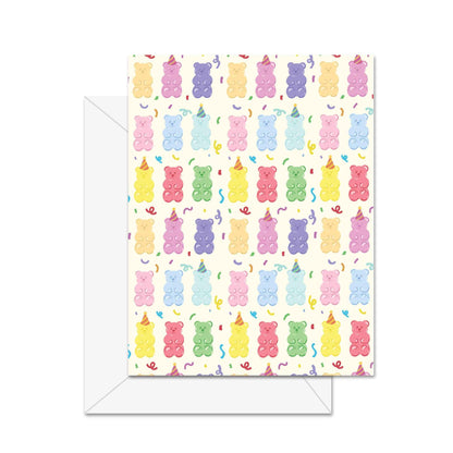 Gummy Bear Pattern - Greeting Card