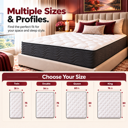 UltraFlex® INSPIRE PLUS Orthopedic Gel Memory Foam Mattress with Soy-Based Support and Quilted Comfort — Made in Canada