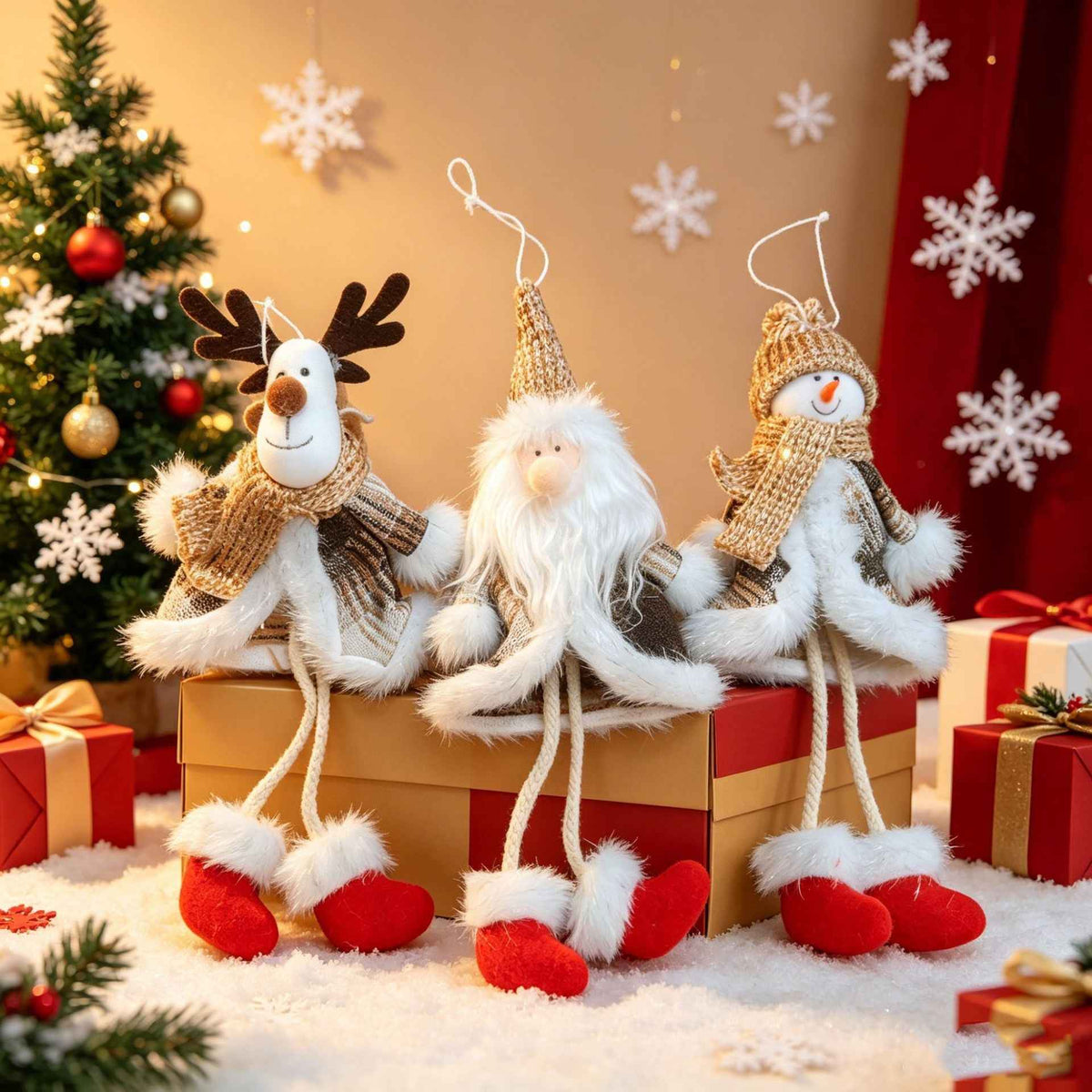 Angel Snowman Christmas Tree Ornament