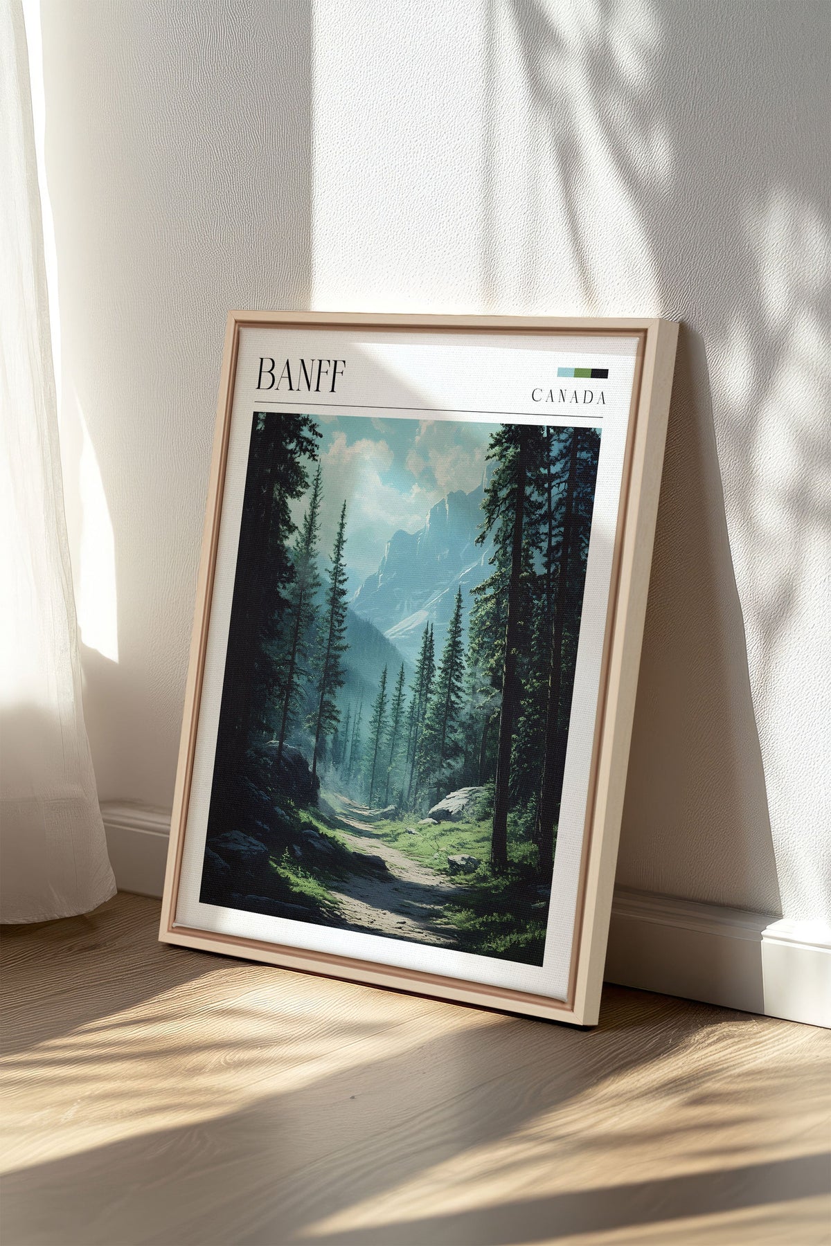 BANFF, Oeuvre sur toile étirée