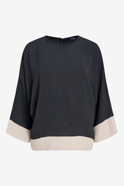 Women's Color-Block Woven Top