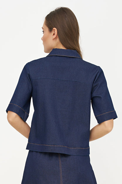 Women's Lightweight Denim Top