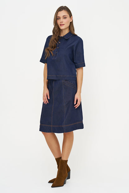 Women's Lightweight Denim Top
