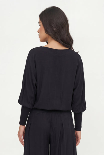 Women's Woven V-Neck Top