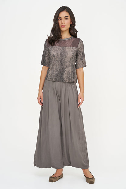 Women's Soft Printed Knit Top
