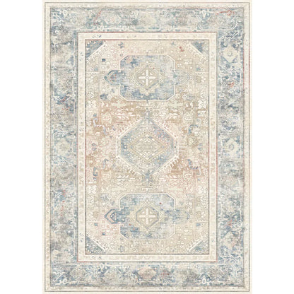 Elera Blue Red Beige Rug