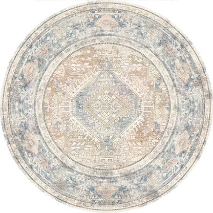 Elera Blue Red Beige Rug