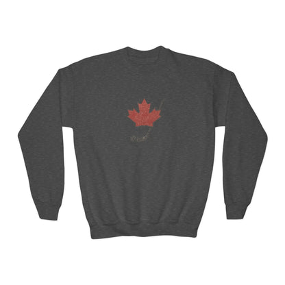 Maple Stick Youth Crewneck Sweatshirt – Maple Leaf Pride