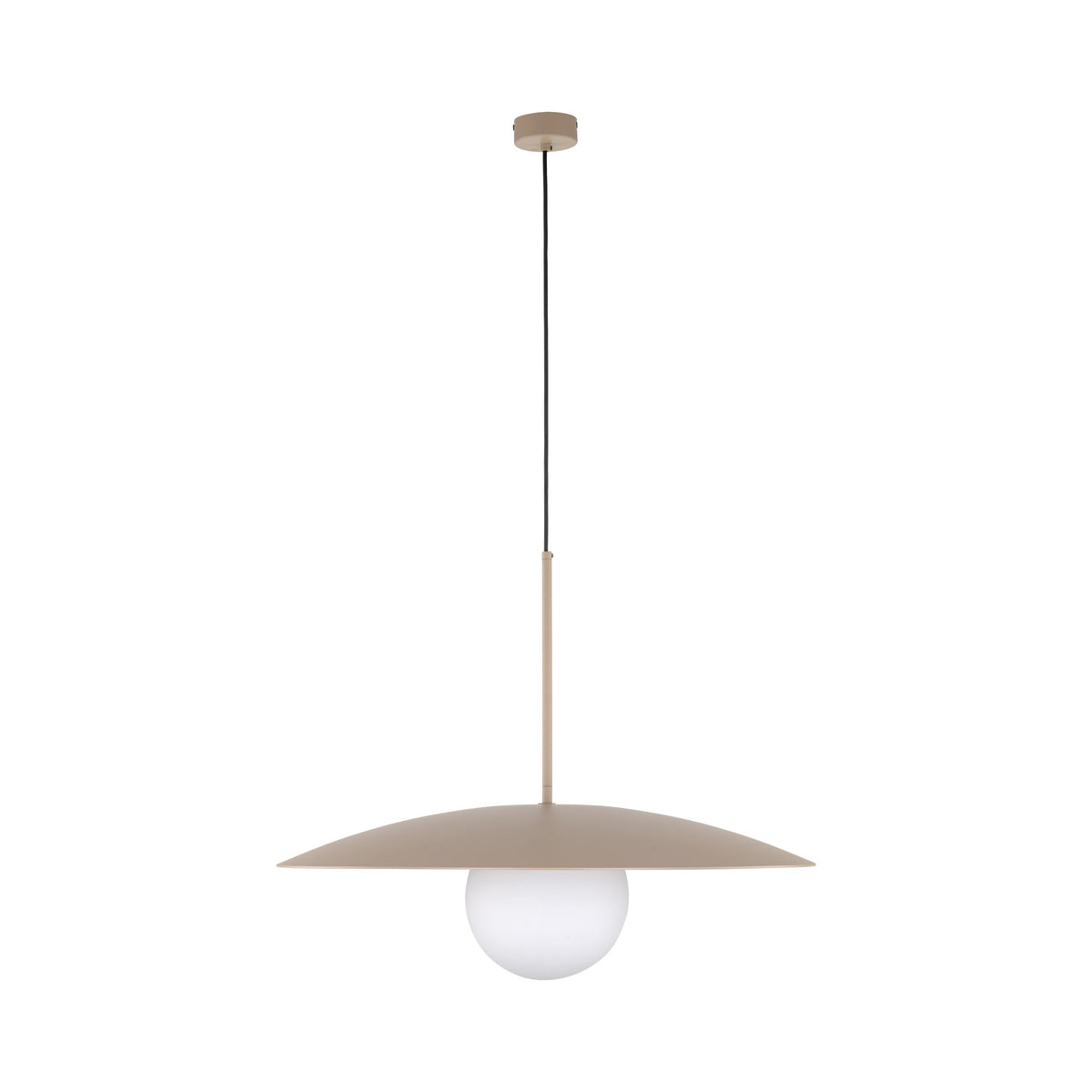 SLATE Mid-Century Modern Wide Dome Pendant Light for Kitchen Island & Dining Table - AURABAGS SHOP