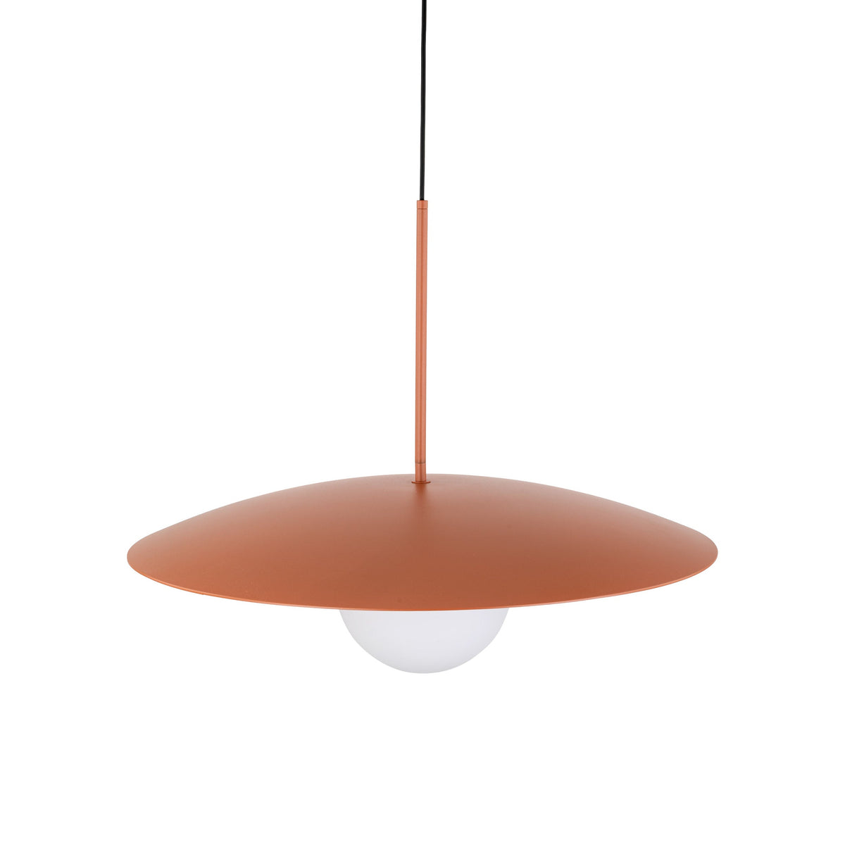 SLATE Mid-Century Modern Wide Dome Pendant Light for Kitchen Island & Dining Table - AURABAGS SHOP