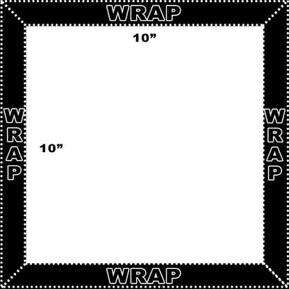 Handcrafted Custom Photo Canvas Print – Square