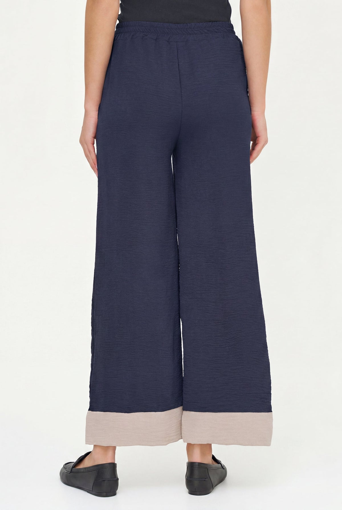 Women's Color-Block Woven Pull-On Pants