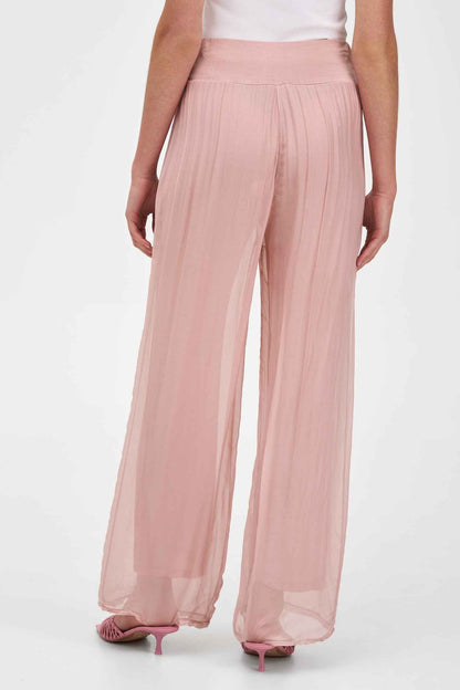 Women's Knit Woven Combo Trousers