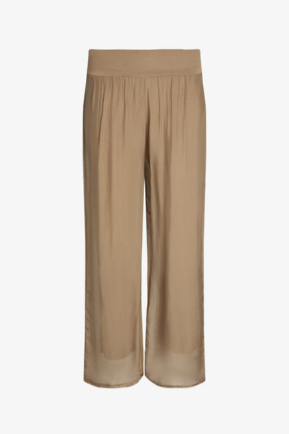 Women's Knit Woven Combo Trousers