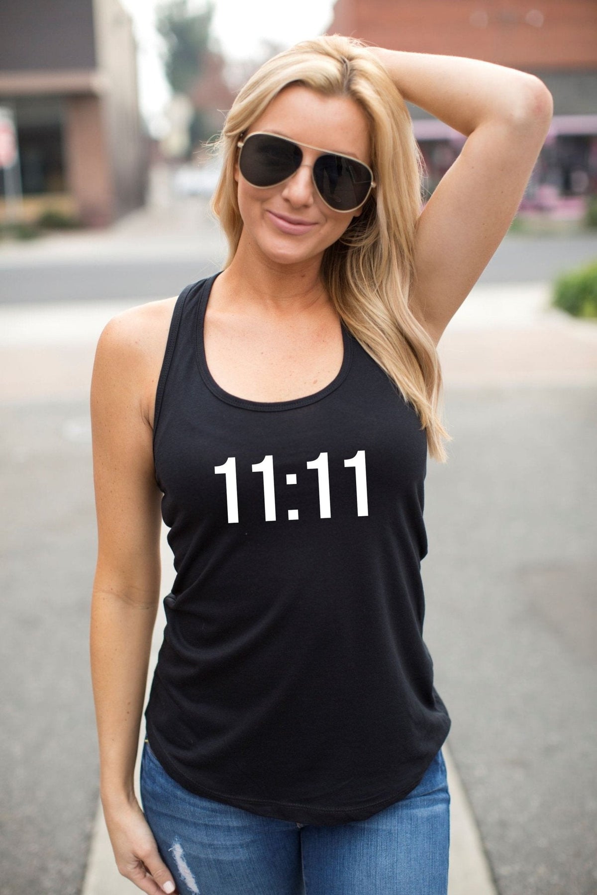 1111 Racerback Tank Top