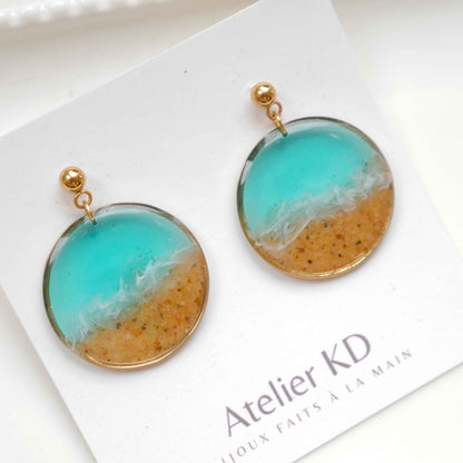 Boucles d'oreilles Tulum - rond