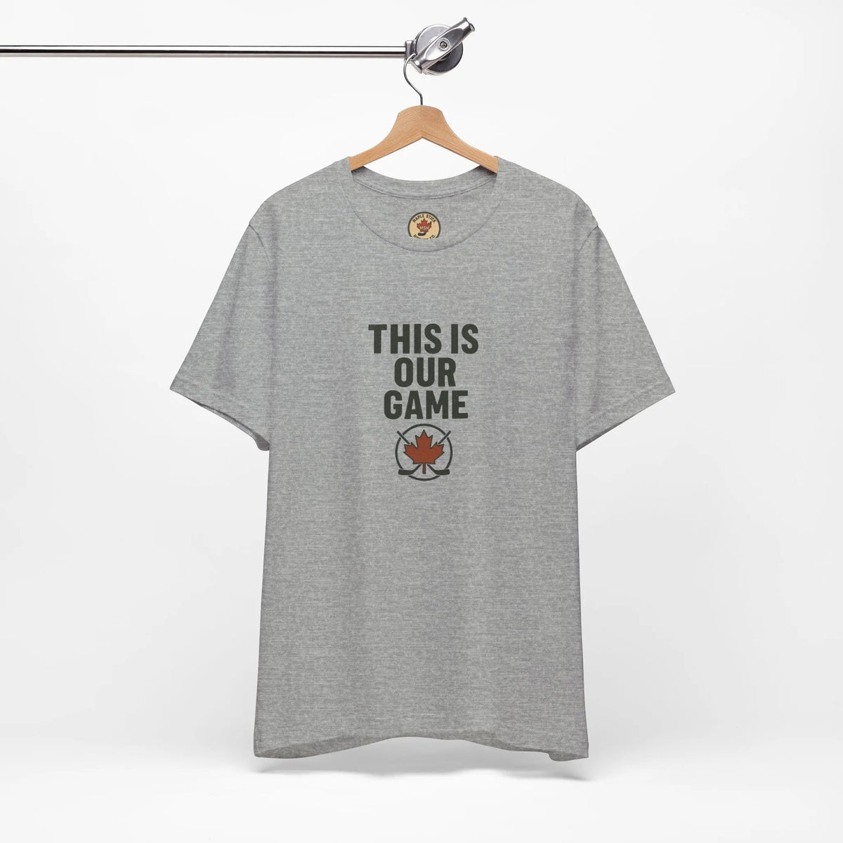 Maple Stick Hockey Fan Tee – Game Day Spirit