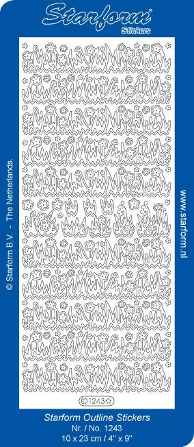 Deco Stickers - Grass and flowers