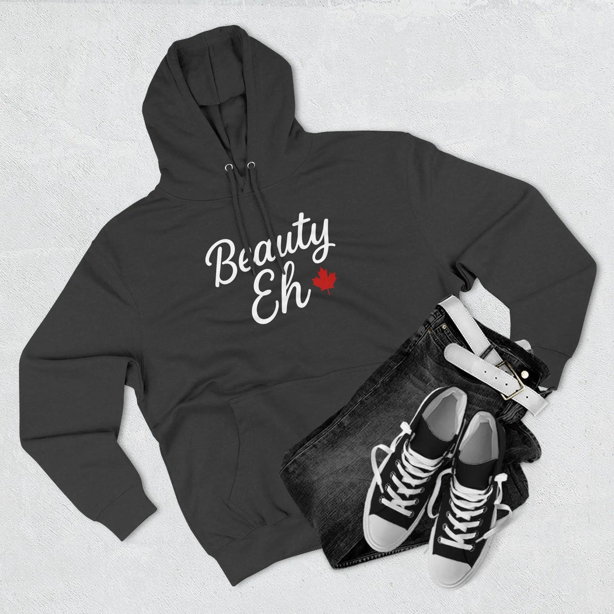 Maple Stick Fleece Hoodie – Canadian Beauty Eh Pullover