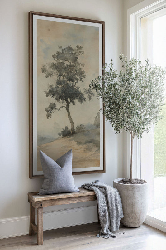 ARBRE DES SOUVENIRS, Oeuvre sur toile étirée