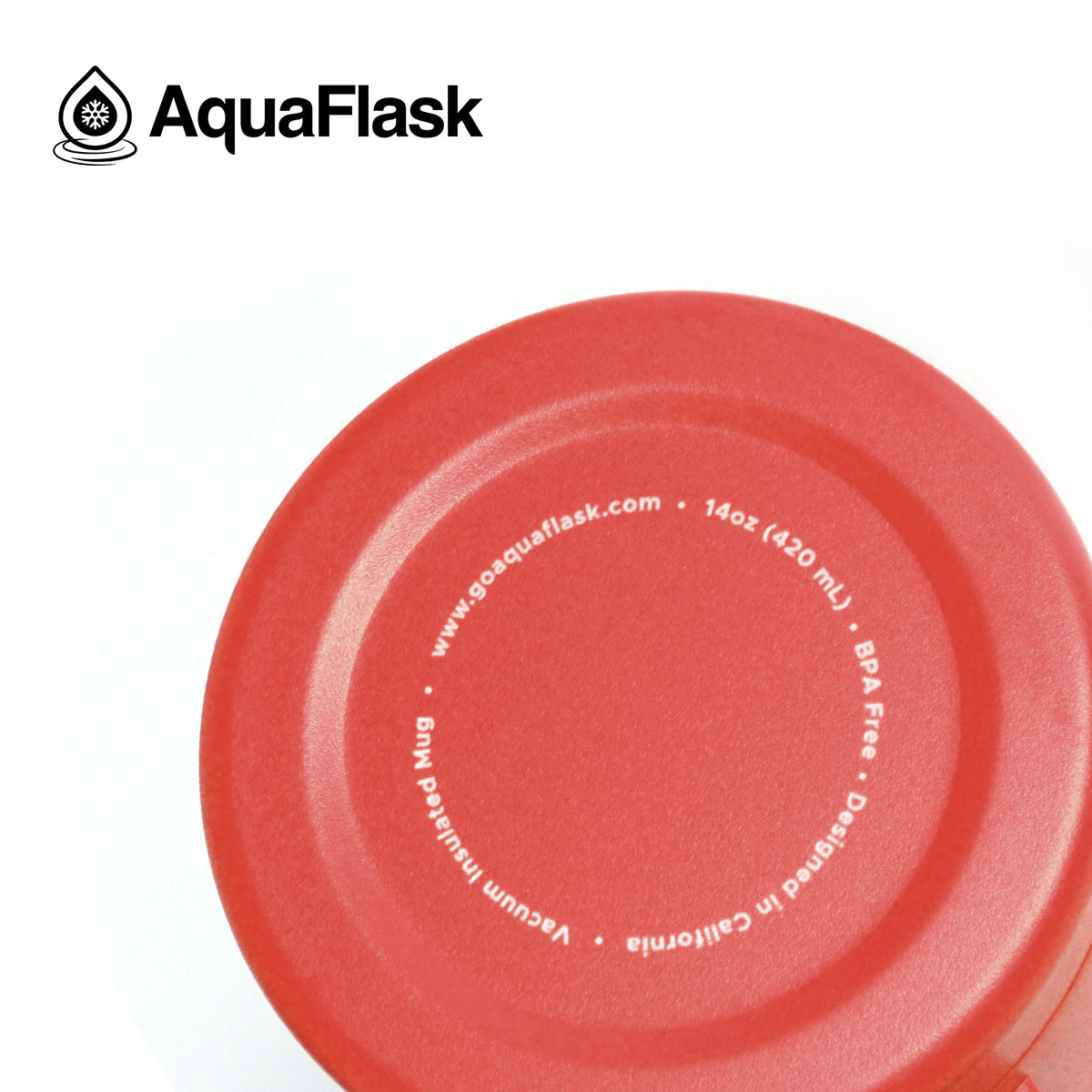 Aquaflask Thermal Insulated Lidded Mug With Handle 415ml (14 oz)