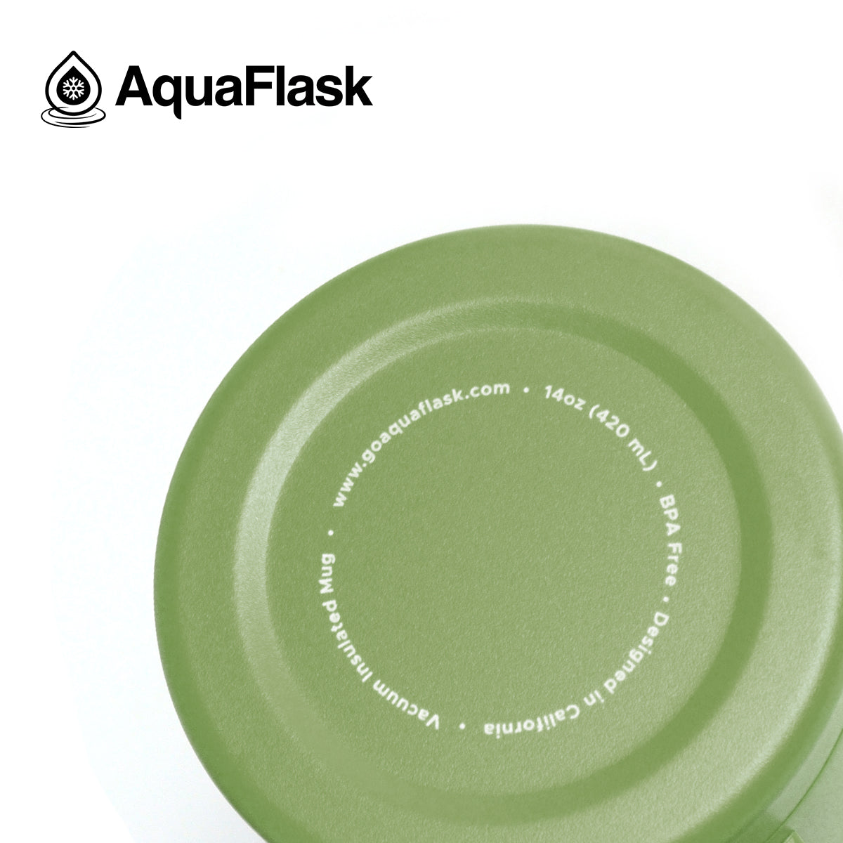 Aquaflask Thermal Insulated Lidded Mug With Handle 415ml (14 oz)
